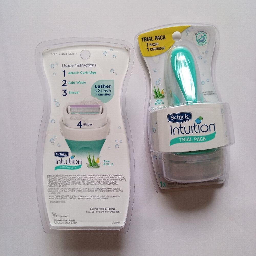 Schick Intuition Sensitive Care Razor Trial Packs - Picture 4 of 4